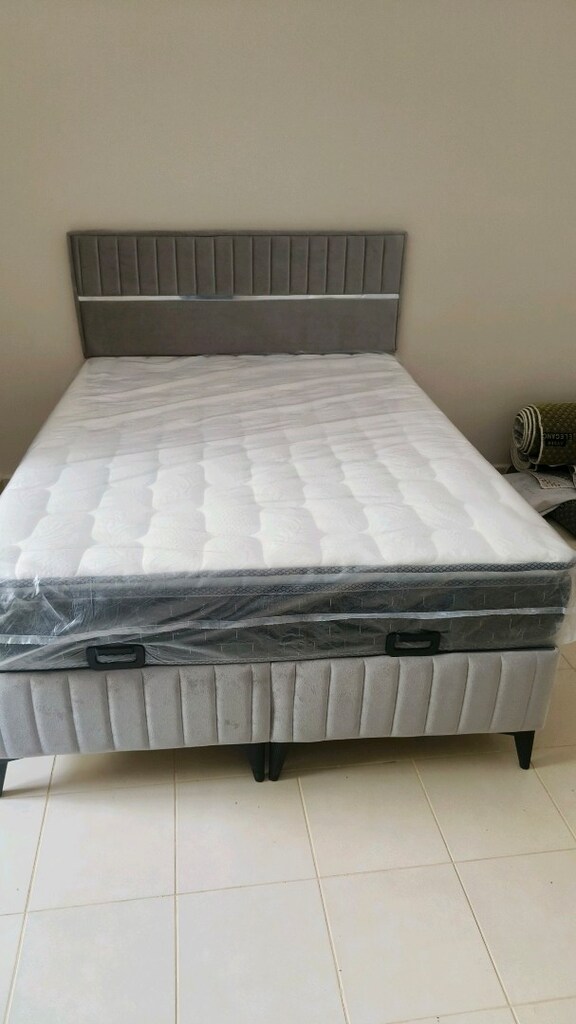 Sıfır Çift Kişilik Baza Başlık ve Yatak - 2