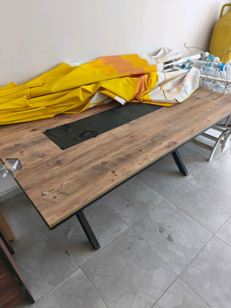 toplantı masası 1.75 iki adet 3.50 m - 4