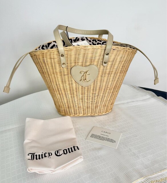 juicy couture büyük hasır çanta