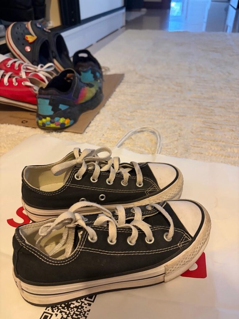 converse siyah çocuk ayakkabısı - 2