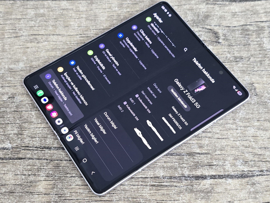 Samsung Z Fold 3 / Kutu Fatura TR / 12 -256 GB / Ful Orjinal - 4