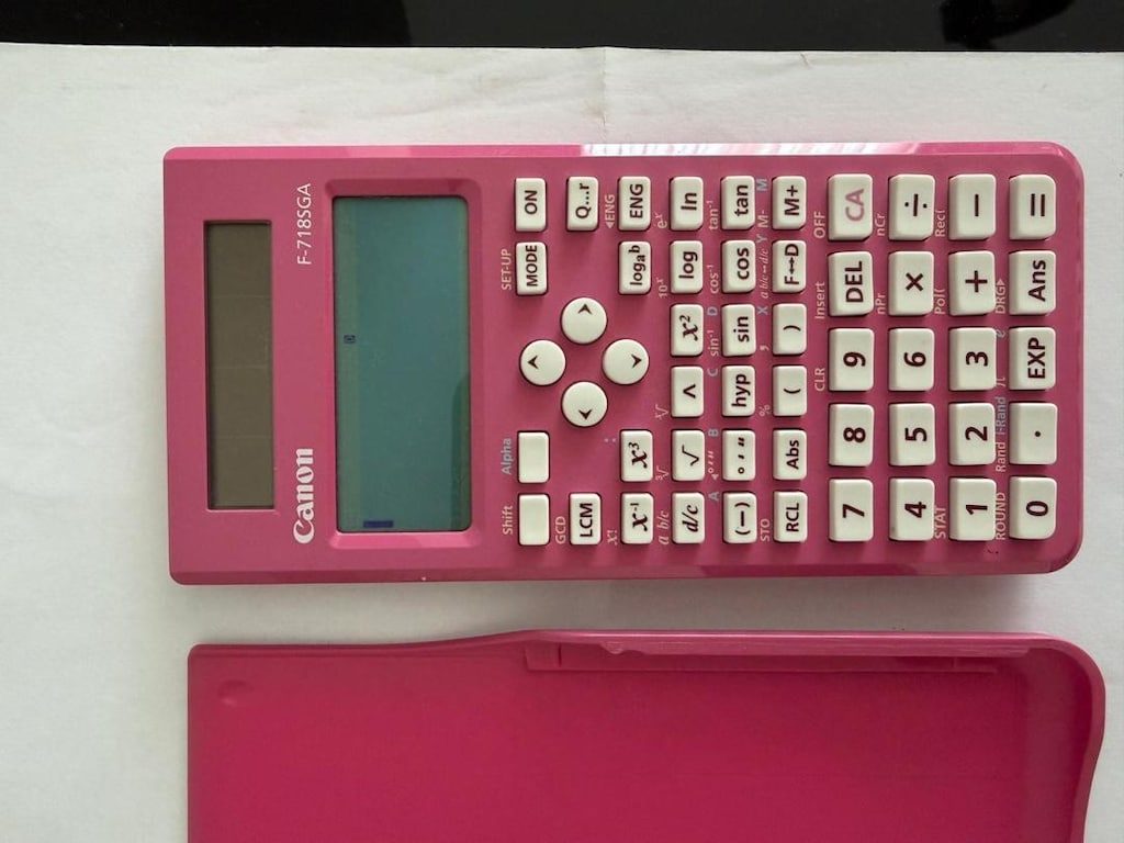 Casio Güneş Enerjili Pillin Bilimsel Hesap Makinesi Pembe - 2
