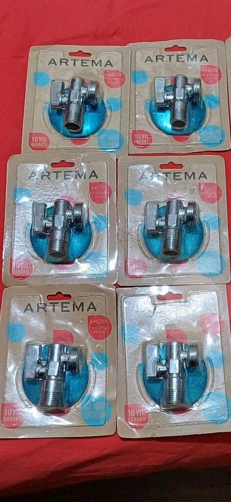 ARTEMA. 6 .ADET. FILITRELI KUROM MUSLUK A45228 BULAŞIK CAMAŞIR İCİN