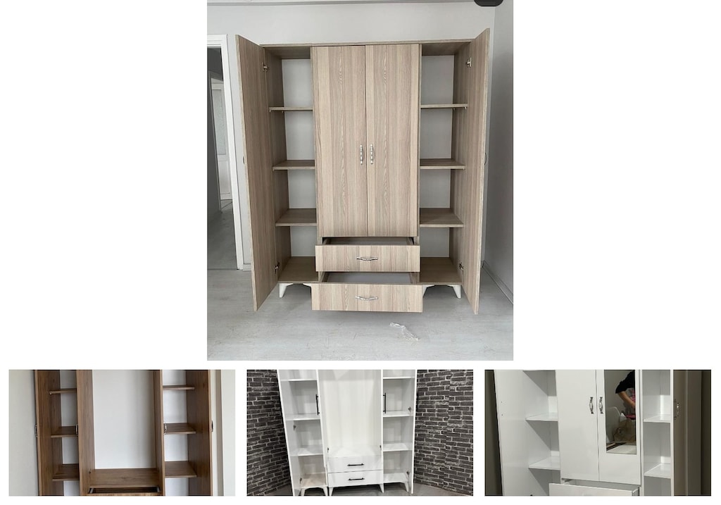 4 kapaklı elbise dolabı nurtgmladn - 4