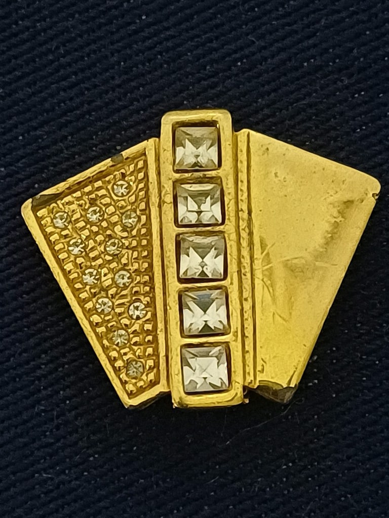 antik kol düğmeleri ve kravat iğnesi - 4