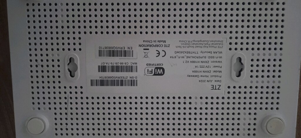 ZTE ZXHN H 168 A VDSL 2 MODEM - 4