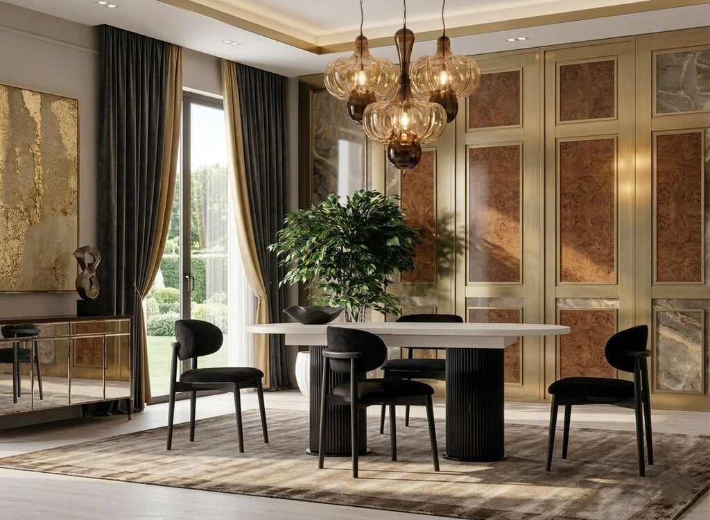 Sıfır , %100 MDF , Modern Bohem Açılan Masa - Aytaşı , Siyah - 6