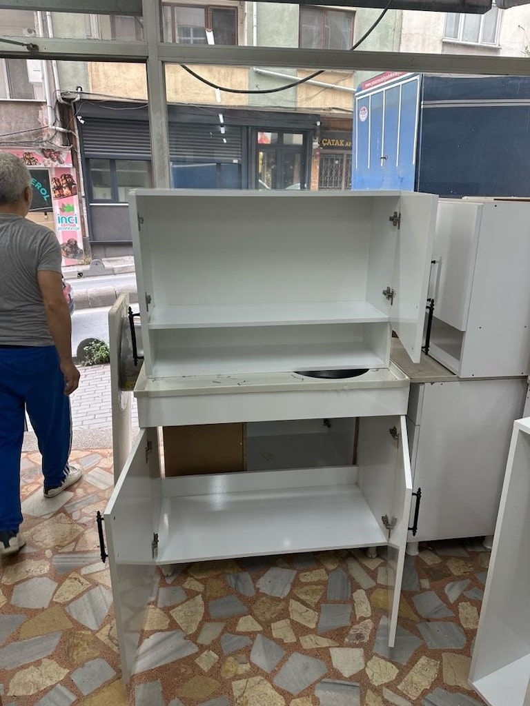 100 cm ofis mutfak dolabı - 3