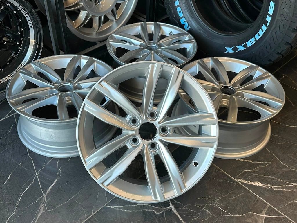 15 JANT 5X100 VW POLO SEAT İBİZ FİAT DARTFORD SIFIR GİBİ HATASIZ TAKIM - 4