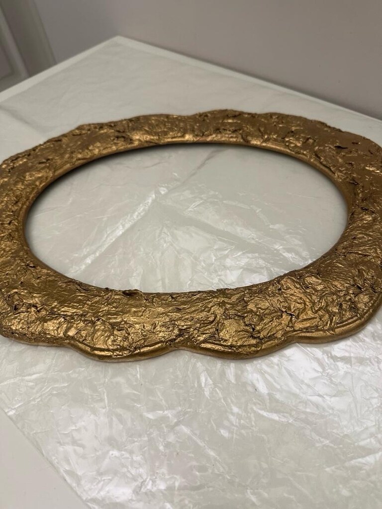 Ahşap kursta yapılmış el emeği 37/27 cm - 2