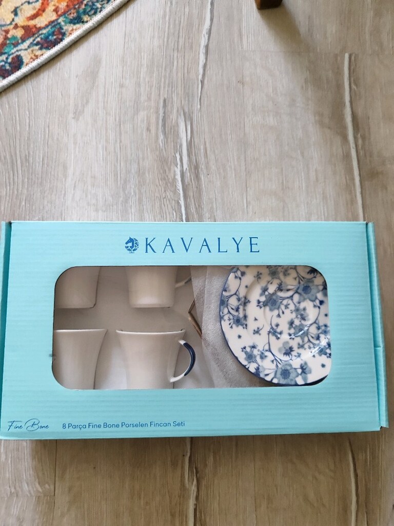 SIFIR SARMAŞIK 8 PARÇA KAHVE TAKIMI - 3