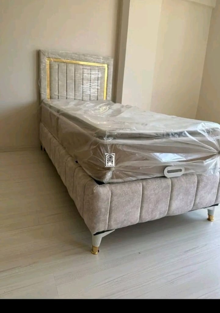 TEK KİŞİLİK BAZA BAŞLIK YATAK SETİ - 2