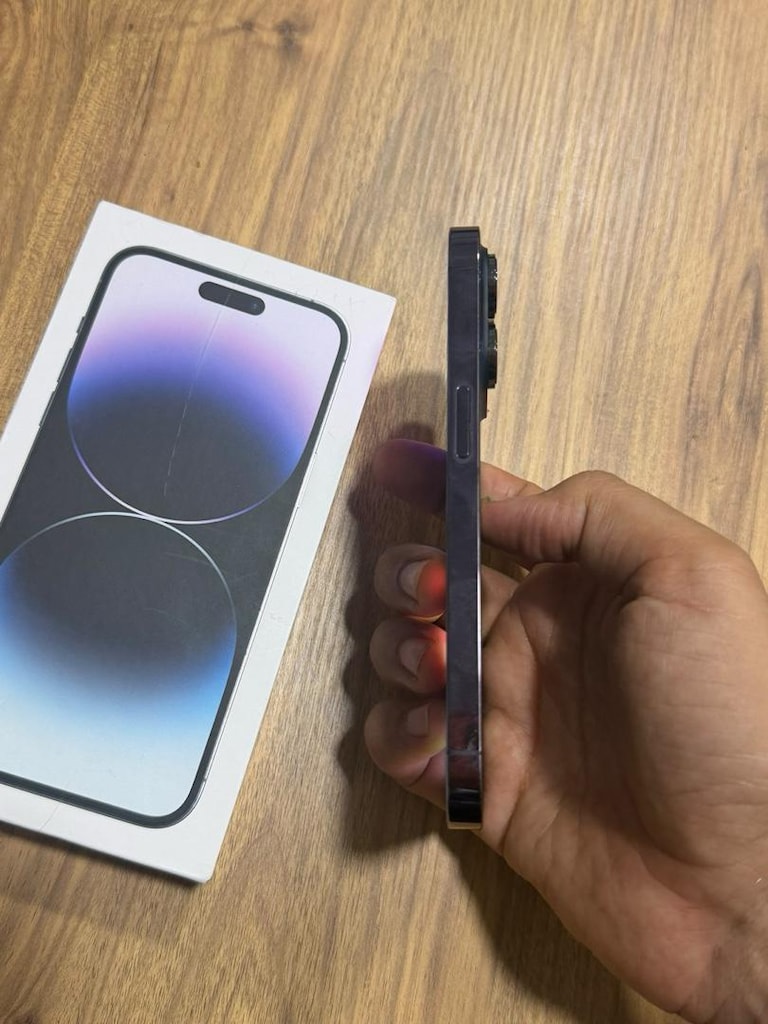 İPHONE 14 PRO 256 GB DERİN MOR YURTİÇİ HERŞEYİ ORJİNAL DEĞİŞENSİZ PİL - 3