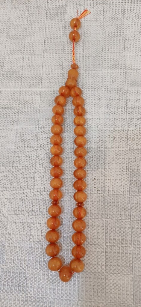 tesbih sıkma kehriban 22 santim 70 grm agırlik - 7