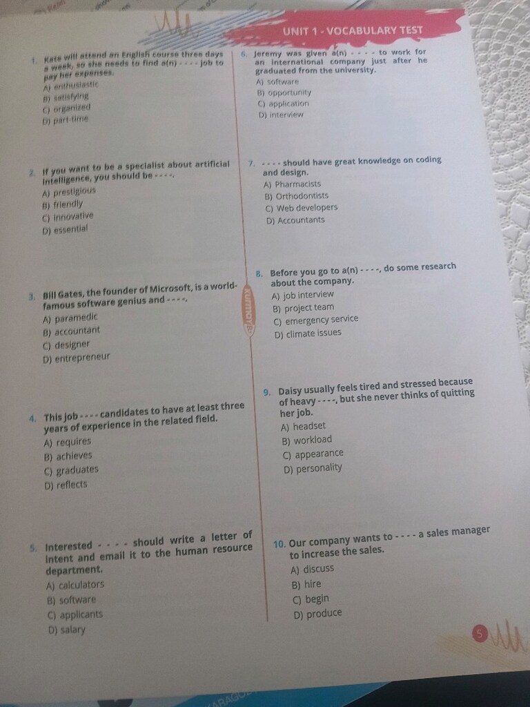 11. sınıf Yardımcı İngilizce kitabı - 4