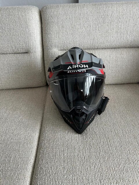 Hatasız / Sıfır Ayarında Airoh Commander Adventure Kask + Knmaster KN4