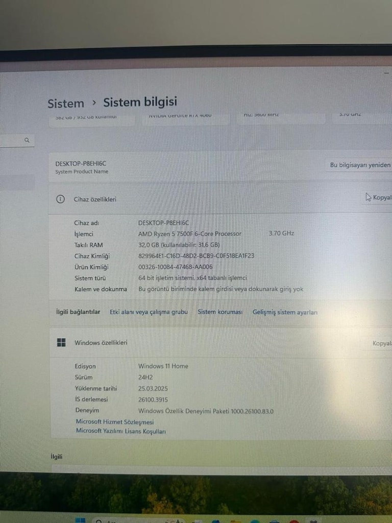 OYUNCU BİLGİSAYARI SIFIR CİHAZ - 3