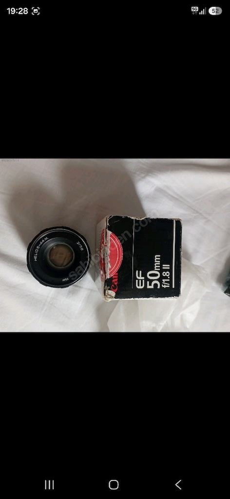 temiz fotoğraf makinesi çanta ve ek lens ile - 3