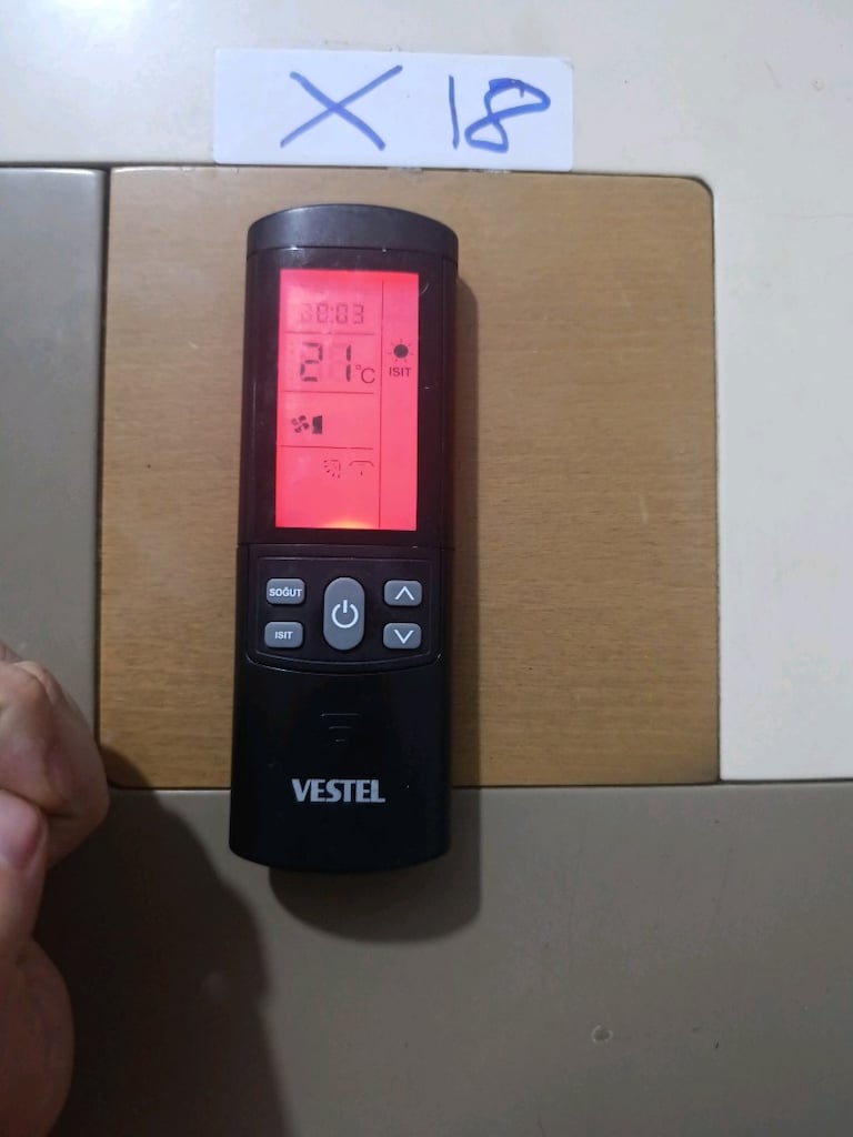 Satılık Orijinal Vestel Klima Kumandası (Model: 32028581): Sorunsuz ça - 2