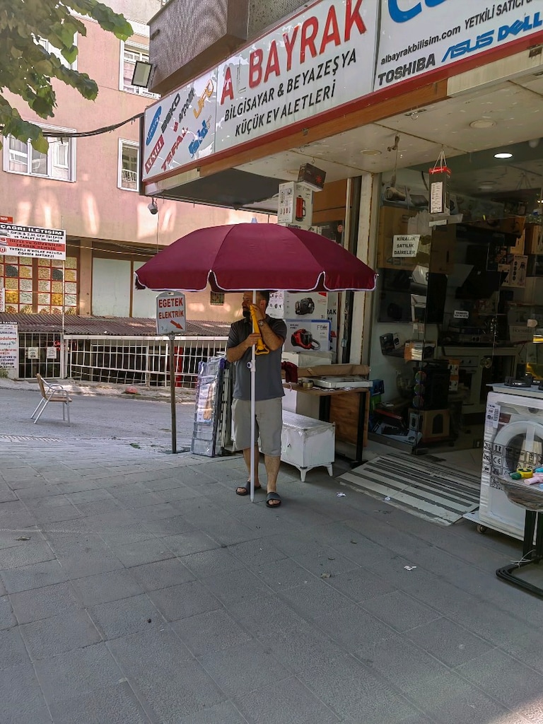 DEV KAMPANYA YERLİ ÜRETİM PLAJ ŞEMSİYESİ 200CM KALIN KUMAŞ A KALİTE - 15
