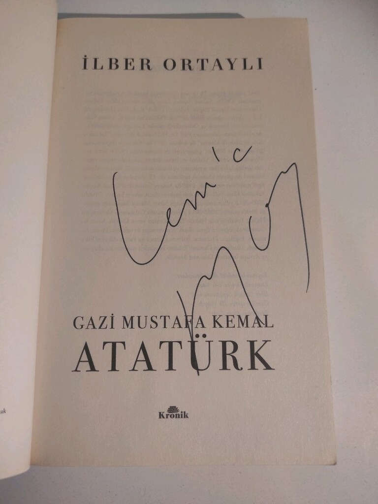 Atatürk İlber Ortaylı imzali - 5