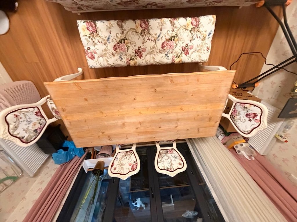 Çok Temiz Avangart Yemek Odası Takımı – 190x90 Masa + 4 Sandalye+Benç - 5