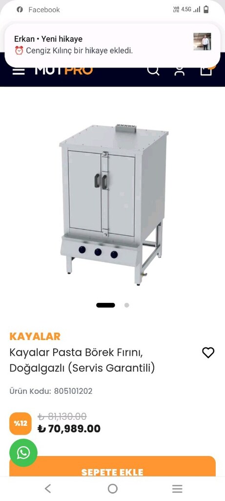 sıfır ayarında temiz sağlam doğalgazlı simit poğaça yemek fırını - 3
