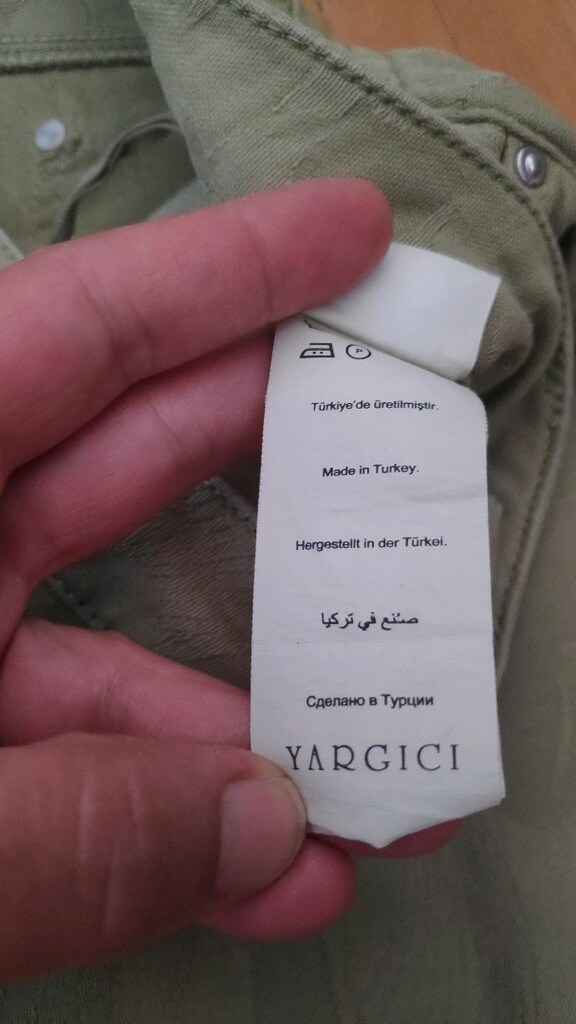 Kendimden Desenli Haki Yargıcı Jean - 8