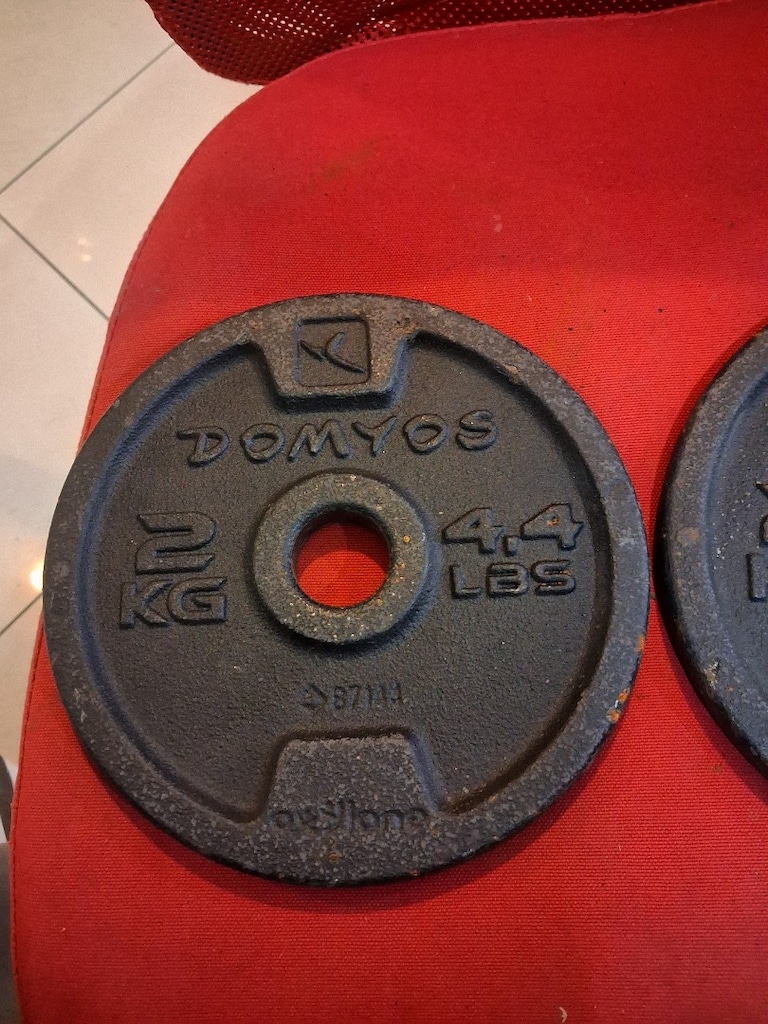 DOMYOS 2 ADET 2 KİLOLUK AĞIRLIK PLAKASI - 2