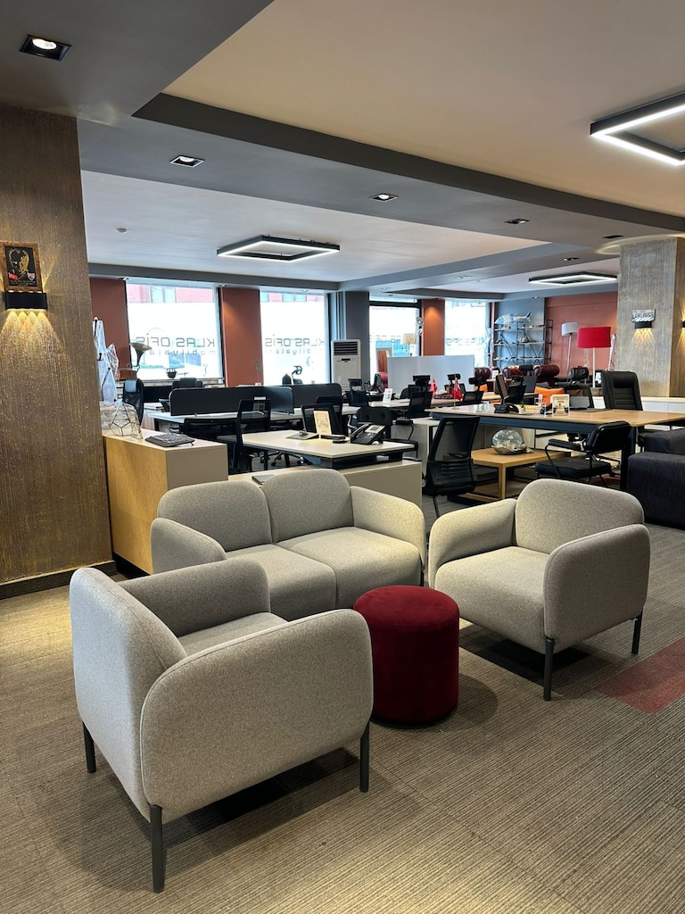 KLAS OFİS ÜSKÜDAR DOVI GRİ 2+1+1 KOLTUK SETİ SIFIR ÜRÜN - 2