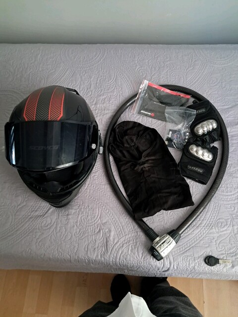 motosiklet kask ekipman