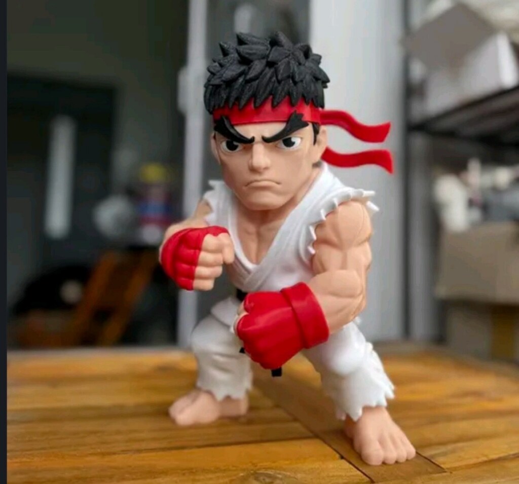 Street Fighter Ryu ve Ken Figür Seti - Özel Tasarım Hediyelik - 5