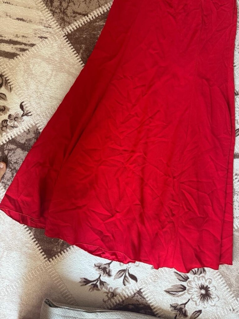 kırmızı taşlı elbise - 3