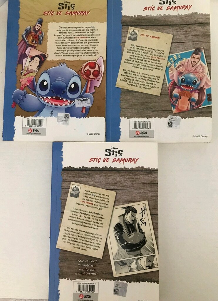Stiç(Stitch) ve Samuray Cilt 1,2 ve 3 - 2