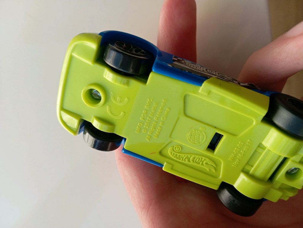2017 Burger King Promosyonu Hot Wheels Araba - Koleksiyonluk - 2