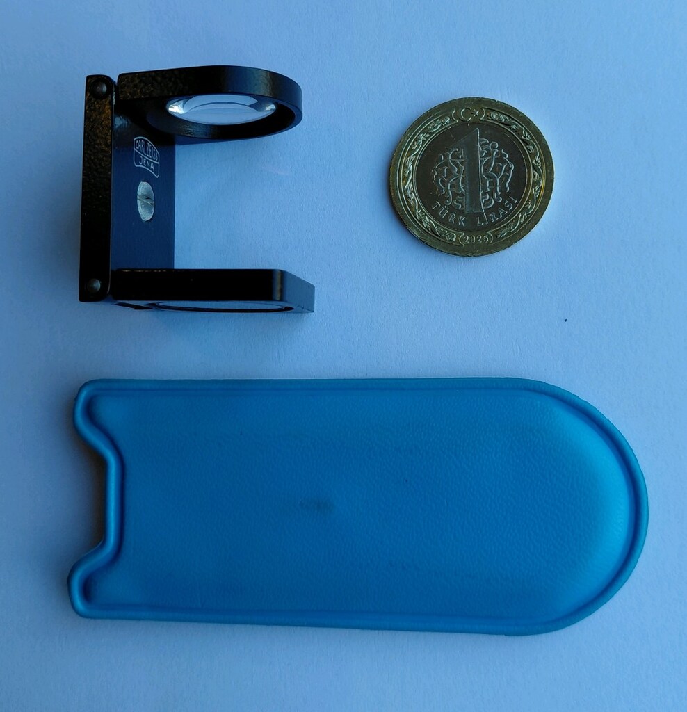 Carla zeiss jena Alman malı kuyumcu büyüteci loop - 7