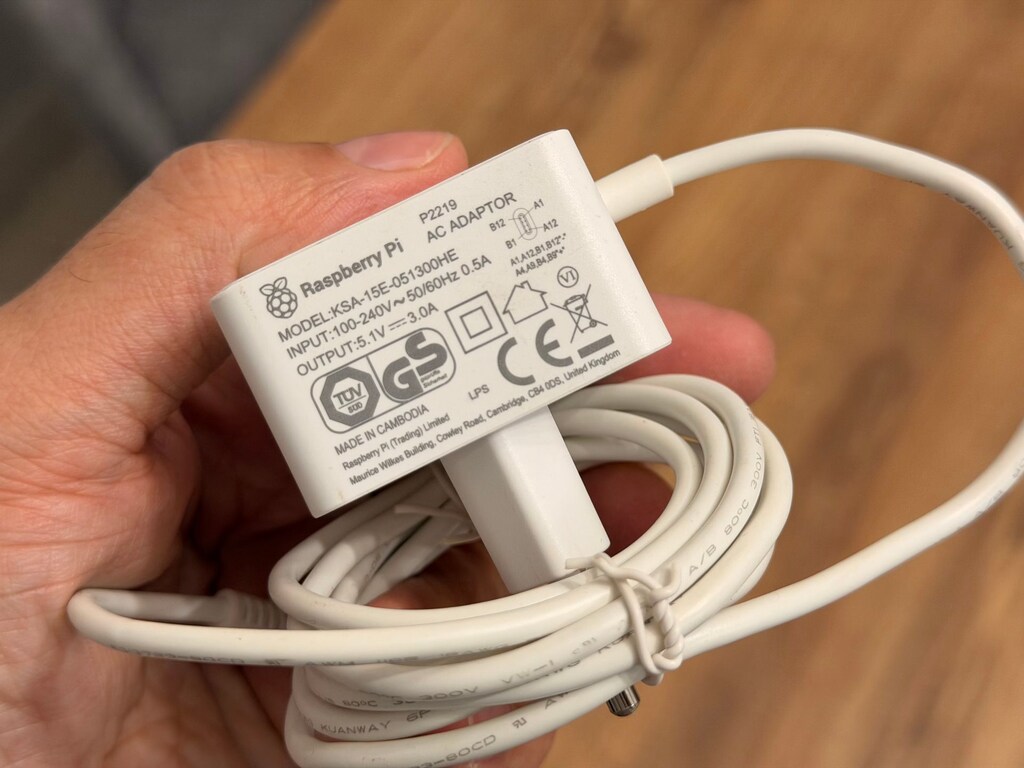 Rapsberry Pi Orjinal Type-C Adaptör 5.1V 3A - KSA-15E-051300HE - 3