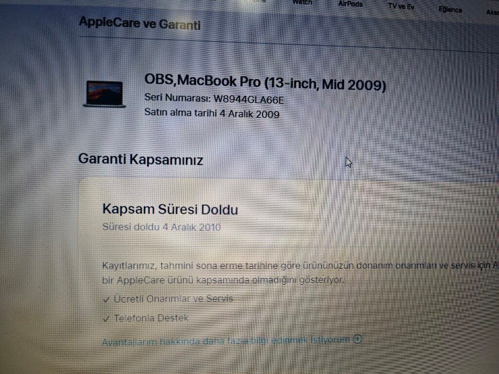 Arızalı Macbook Pro 2009 - 5