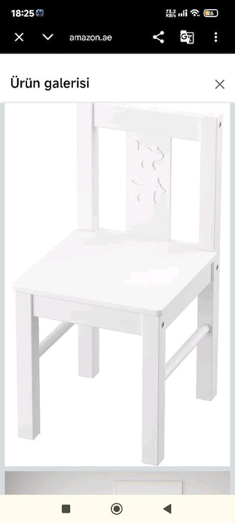 Ikea çocuk sandalyesi 5adet ve masa - 5