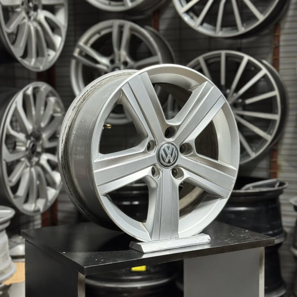 16 inç 5x112 Volkswagen Golf 7 Orijinal Ekipman 2. El Jant Takım - 2
