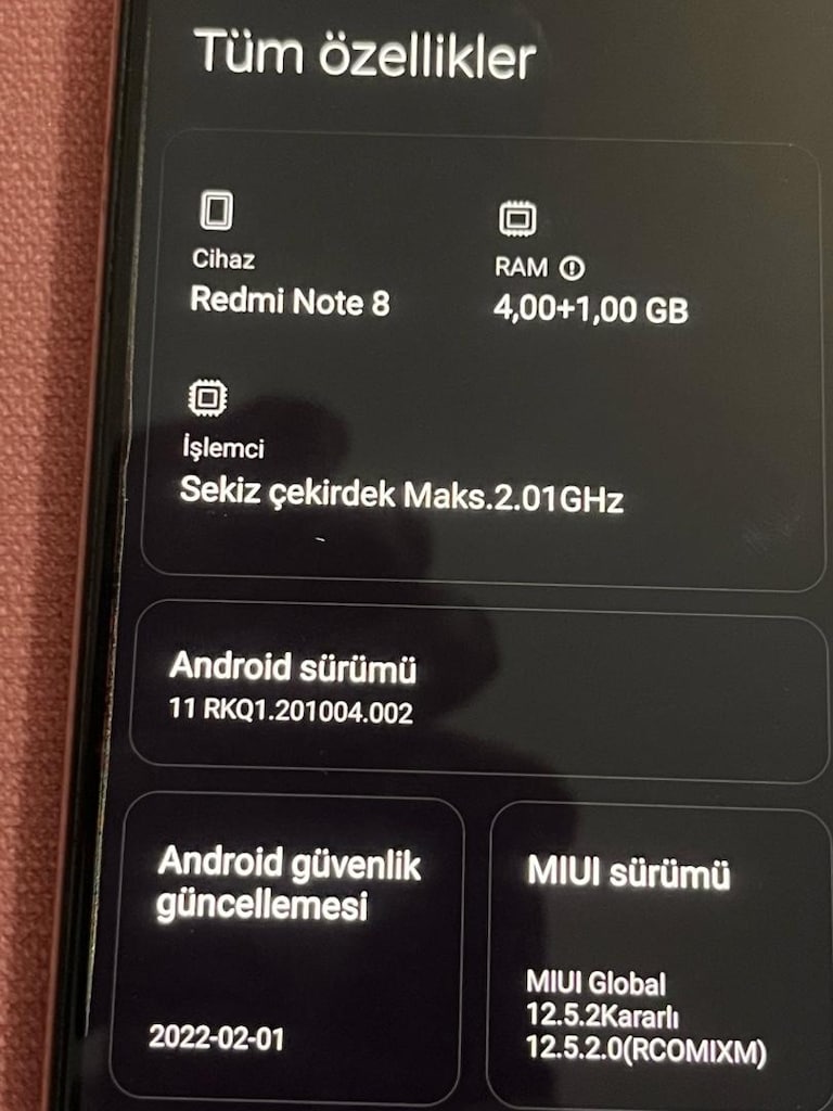 REDMİ NOTE 8 - 4
