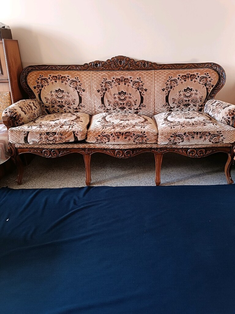 Antika el oyması koltuk takimi - 7