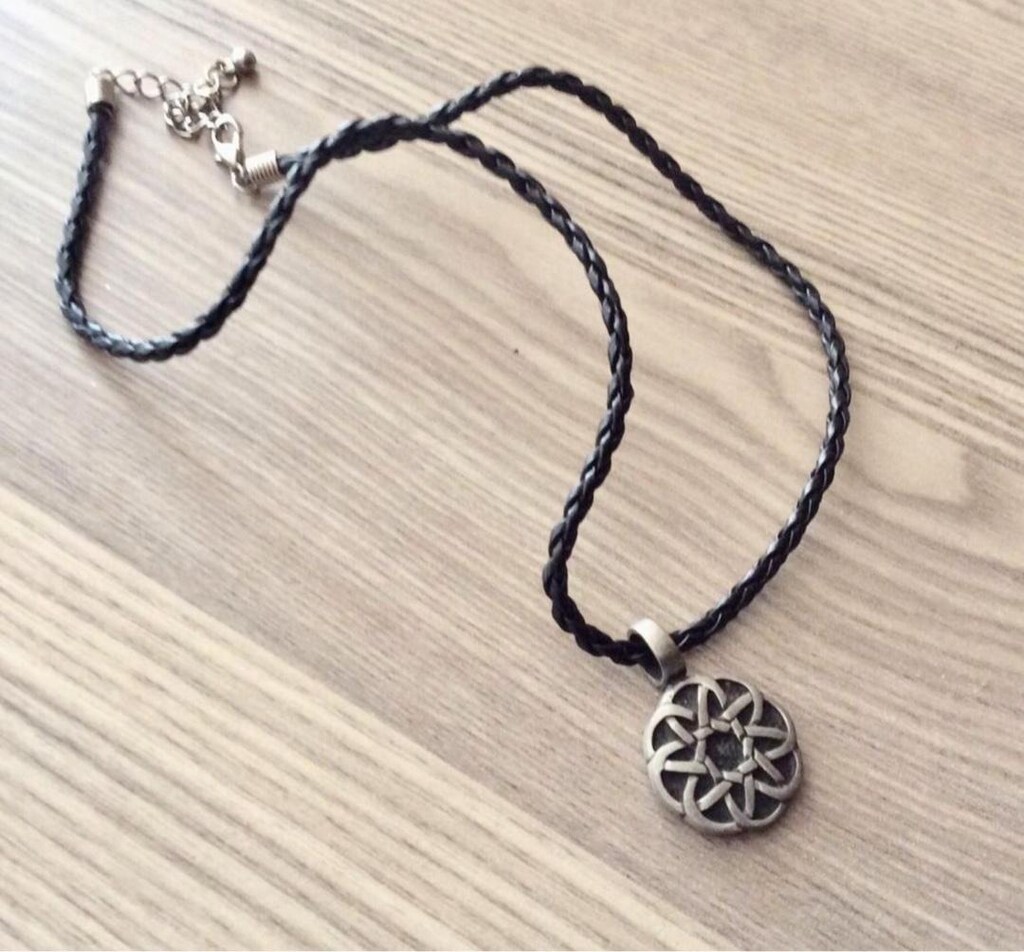 eskitme metal bohem kolye - 4