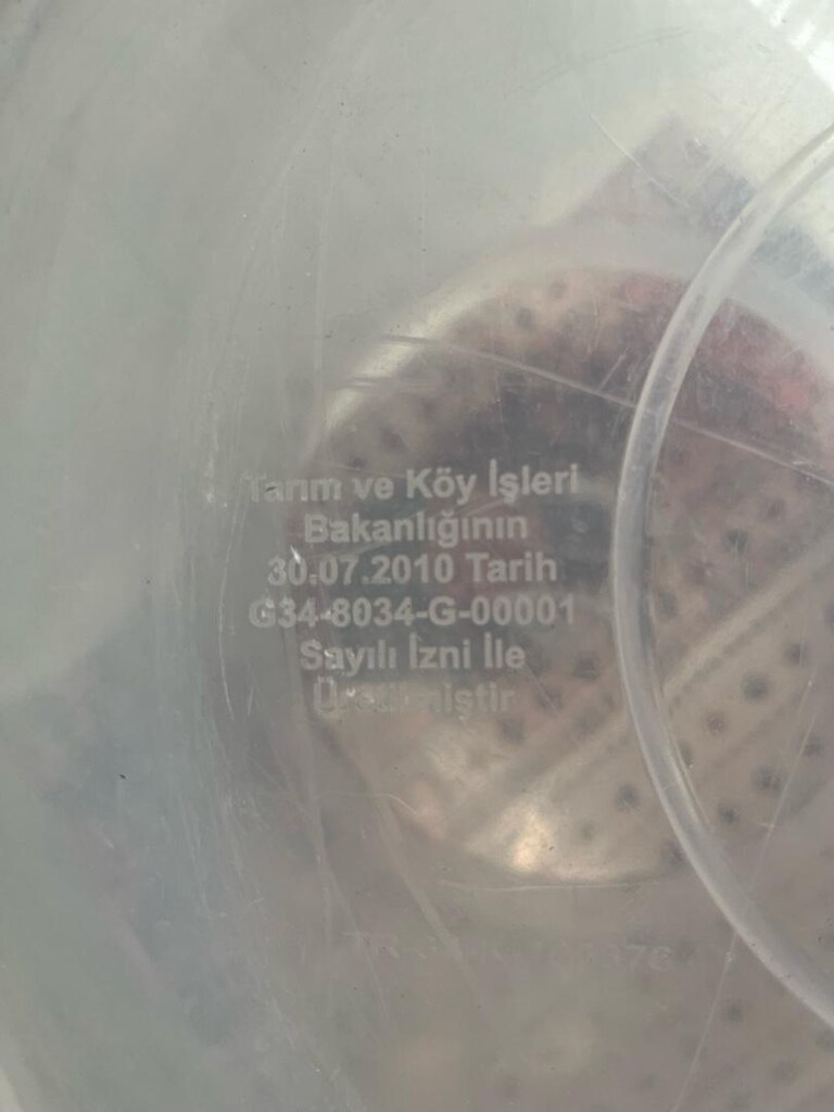 erkoç mega 70 litre şeffaf bakliyat kovası - 4