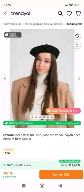 ressam sapkasi