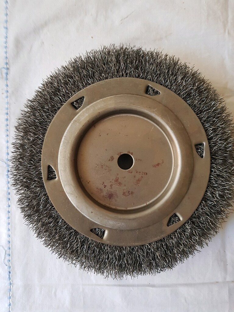 Dairesel tel fırça,175 mm.çapı var. - 3