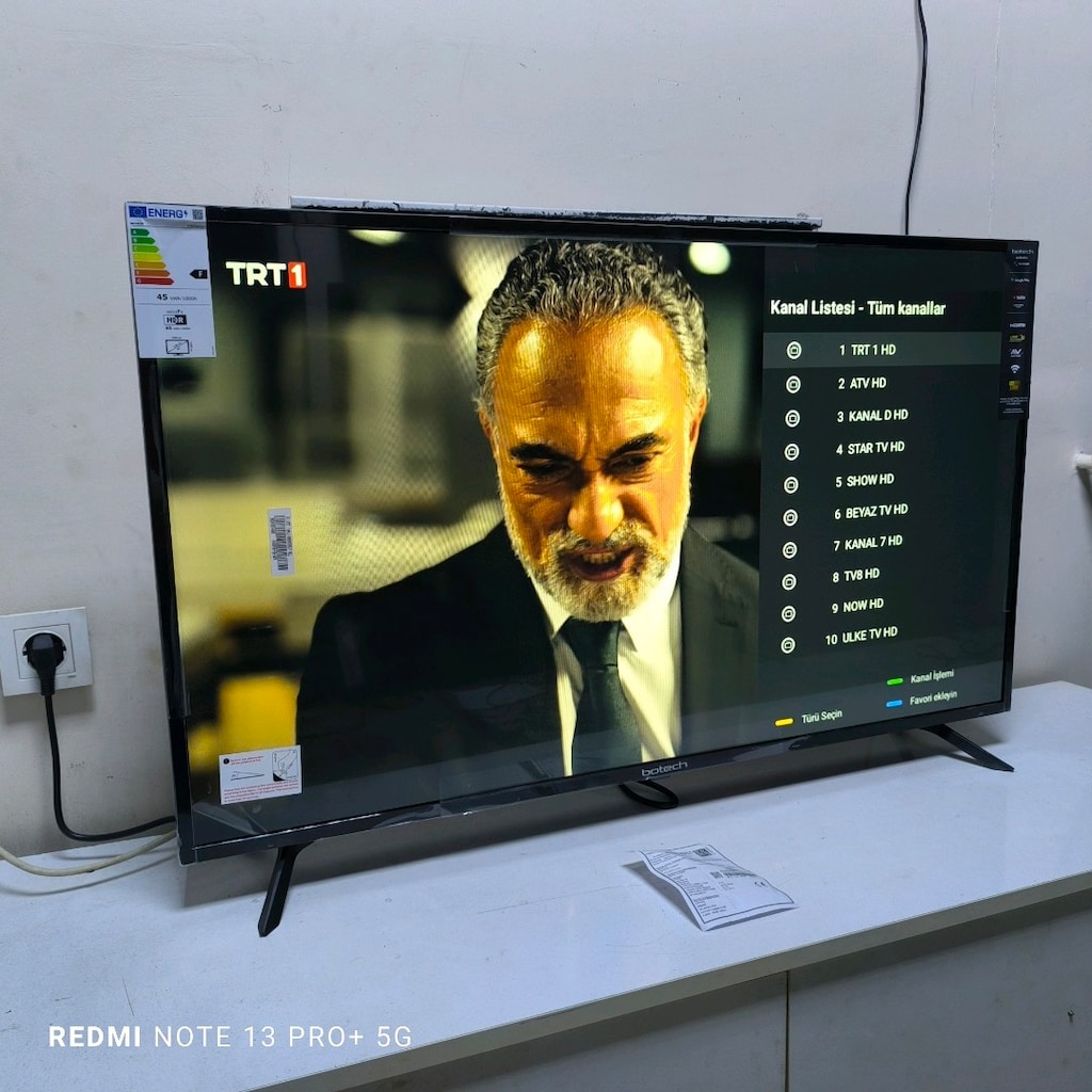 Botech 43" (109 Ekran) Android Smart TV - Sıfır Televizyon kutusunda - 19