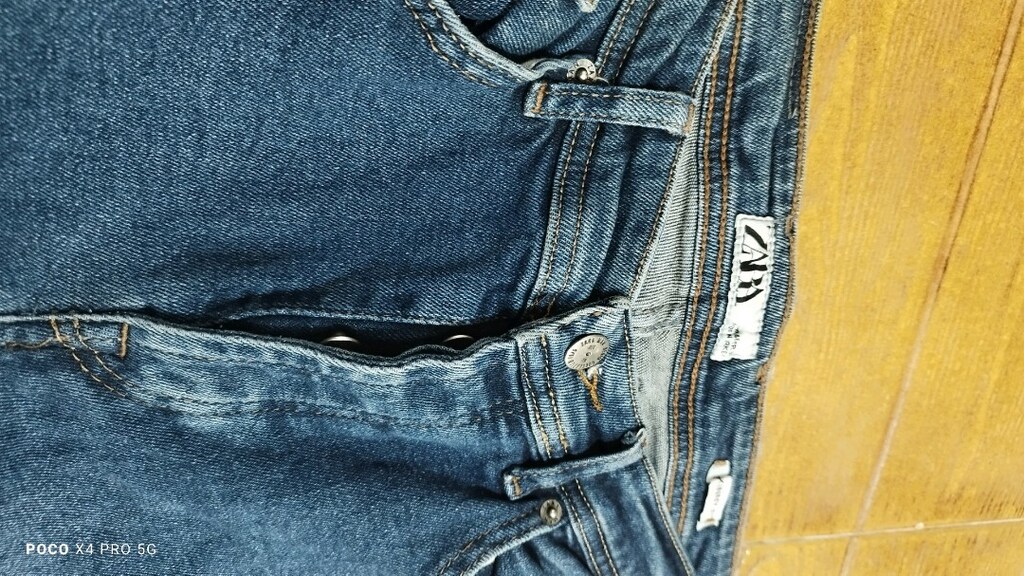 #Zara Jeans pantolon..Siyahı da var..Eni çekilince 43 Boy 91 ??? - 3
