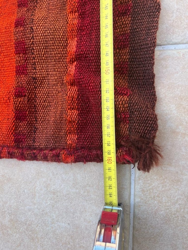 antika el dokuma yün kilim - 5