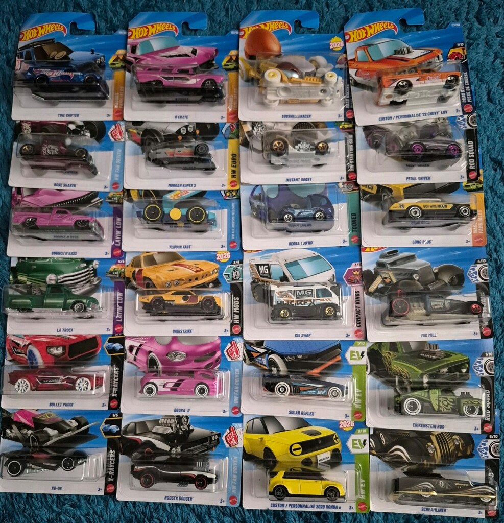 HOT WHEELS adet 90 3lü lotlar 250 4lü 330 - 4
